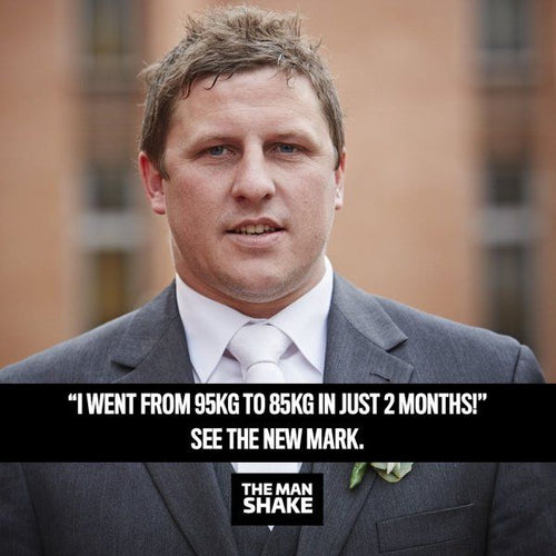 Mark lost 10kg after being stuck for so long.