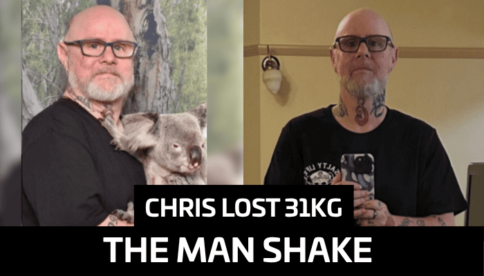 Chris lost 31kgs and feels lighter physically and mentally