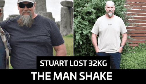 Stuart Reclaimed His Health and Lost 32kg in 7 Months with The Man Shake Mixed Berries