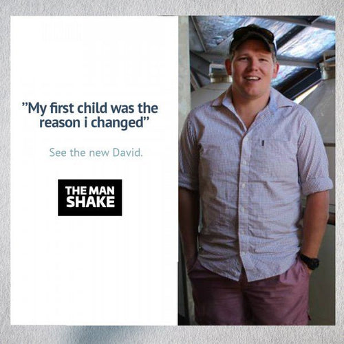 David's first child showed up and he knew he had to change.