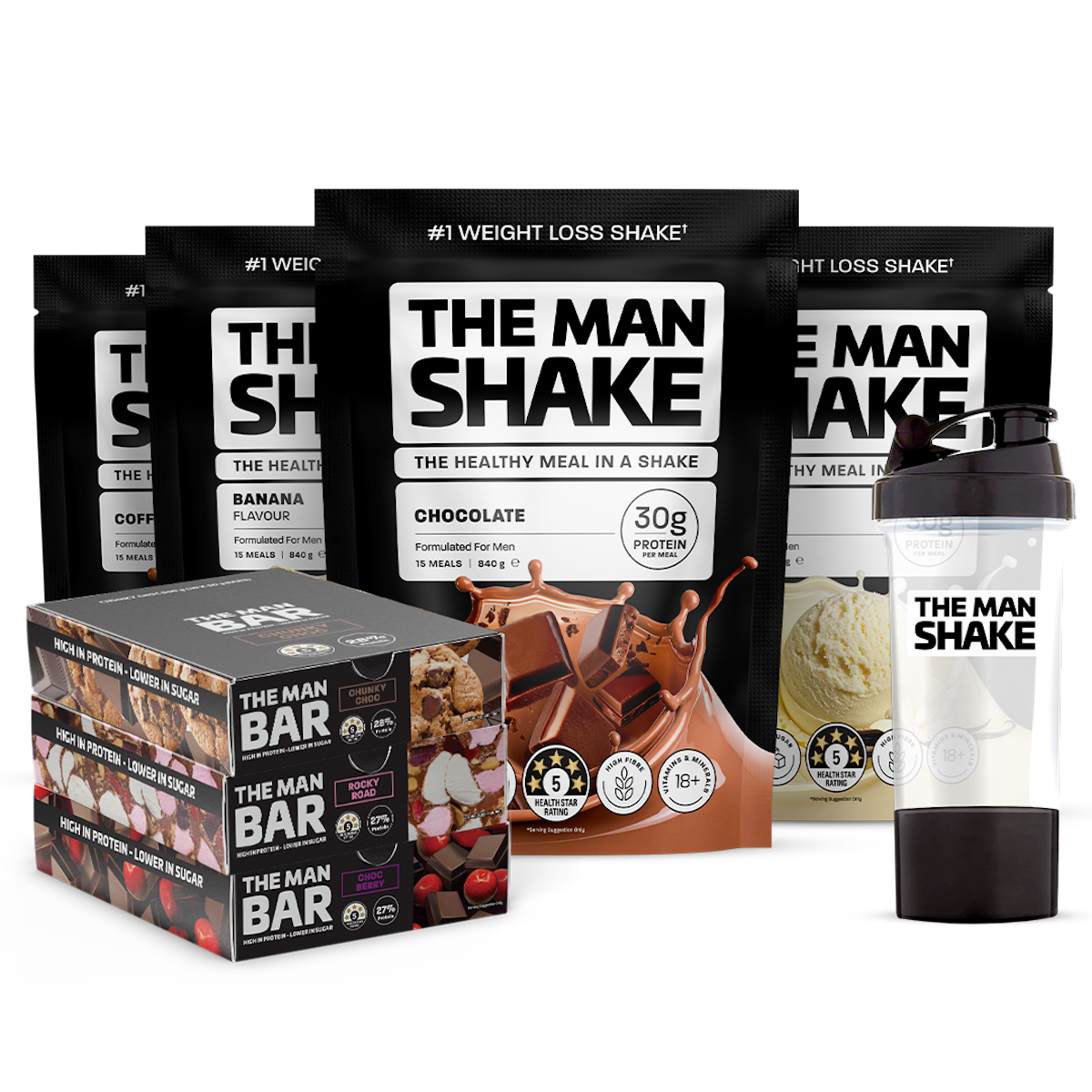 Weight loss bundles for men | The Man Shake