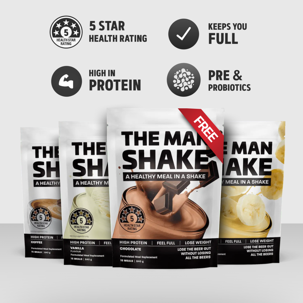 The Man Shake Buy 3 Get 1 Free